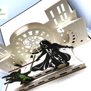 Carte pop-up 3D STAR WARS - Game - Jeux - Anniversaire SW01 image 4