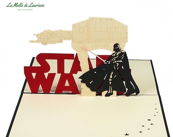 STAR WARS 3D Pop-up Karte - Spiel - Spiele - Geburtstag SW04