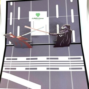 Cartão Pop-up 3D STAR WARS - Jogo - Jogos - Aniversário SW02 imagem 5