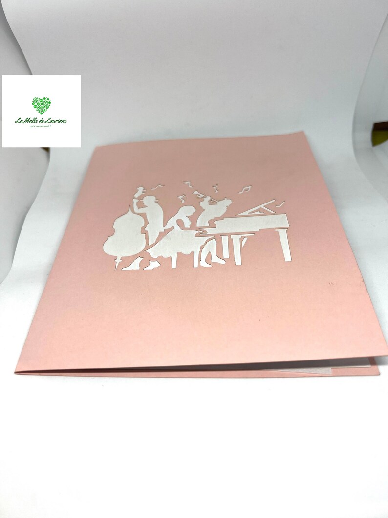 Carte pop-up 3D - Musique show - Fête de musique - Concert MS02 画像 4