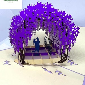 Carte pop-up AMOUR 3D - Saint Valentin - Love - Mariage - Romantique LOVE E image 5