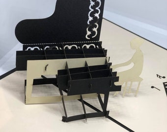 3D piano pop-up card - Music - Ms02 Music Festival