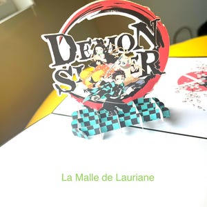 Carte pop-up 3D Demon Slayer- Manga - Game - Jeux - Anniversaire