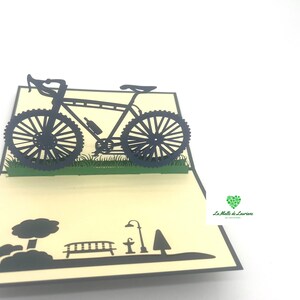 Carte pop-up 3D - Anniversaire - Happy Birthday - VELO - VTT image 6