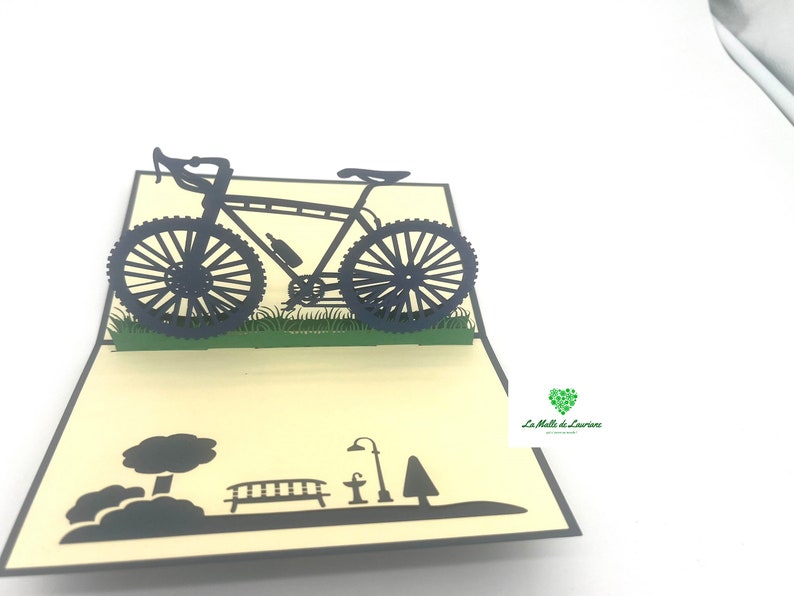 Carte pop-up 3D - Anniversaire - Happy Birthday - VELO - VTT image 6