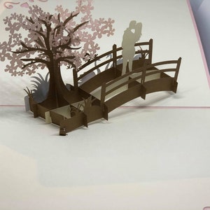 Carte pop-up AMOUR 3D - Saint Valentin - Love - Mariage - Romantique LOVE D 画像 3