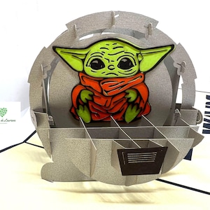 Carte pop-up 3D STAR WARS - Game - Jeux - Anniversaire  SW03