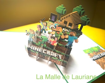 Minecraft 3D Pop-up Card - Manga - Game - Games - Birthday