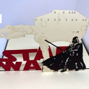 Carte pop-up 3D STAR WARS - Game - Jeux - Anniversaire SW04 画像 5