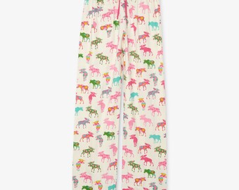 Moose Pajama Pants - Etsy Canada