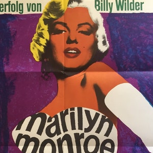 The Seven Year Itch - Afiche original alemán - 1966