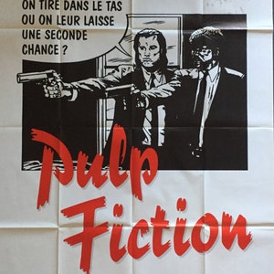 PULP FICTION original French poster (1994)