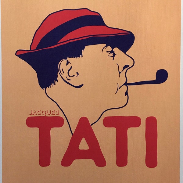 Jacques Tati - illustrated art print