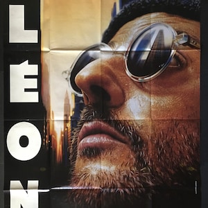 Leon: il professionista - manifesto originale francese - 1994