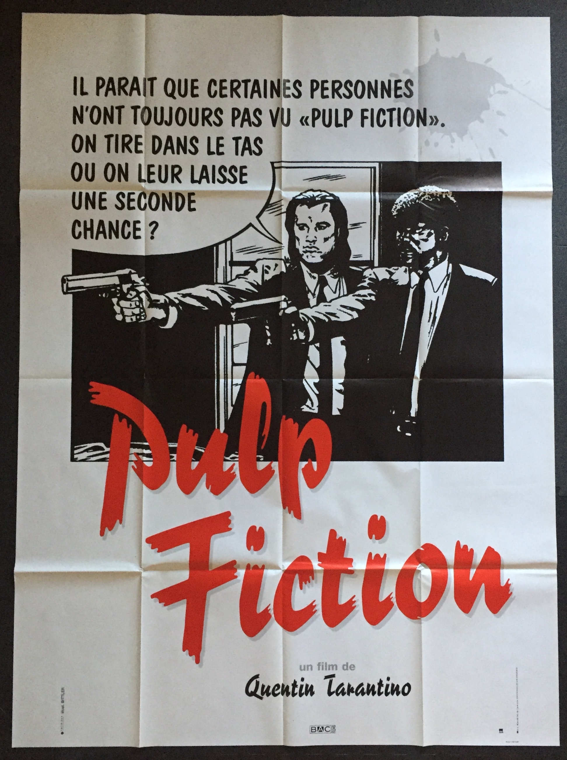 PULP FICTION Original French Poster (1994) - Etsy Canada