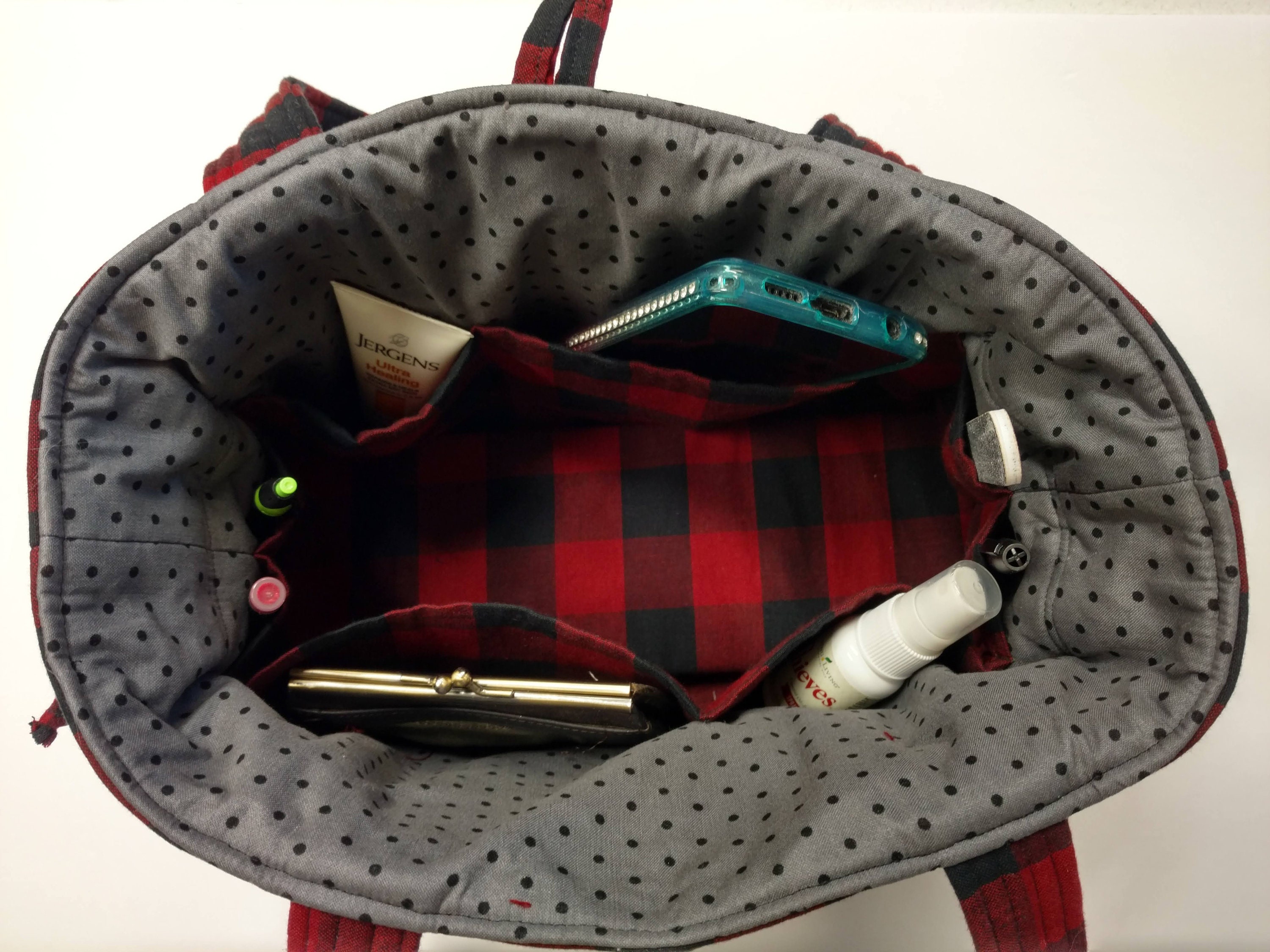 coach purse buffalo plaid