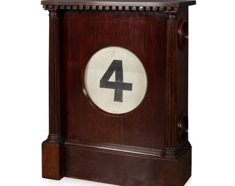 Antique 20th CenturyBritish Large Mahogany Perpetual Calendar, c.1920