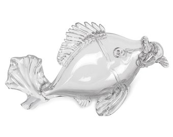 Mid 20th Century Saint Louis Crystal Fish By Jean Sala, (1895-1976)