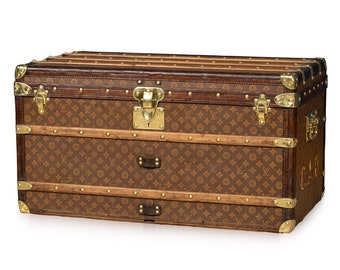 A Stunning 20th Century Louis Vuitton Trunk In Monogram Canvas, France, c.1900