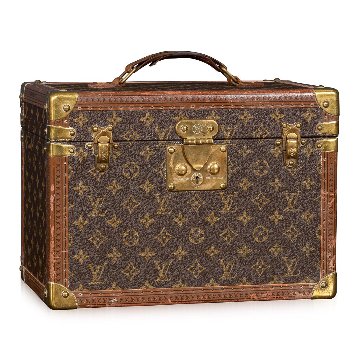 Nice leather vanity case Louis Vuitton Brown in Leather - 30284693