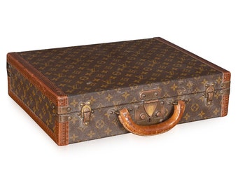 A Late 20th Century Louis Vuitton "President" Briefcase In Monogram Canvas, France