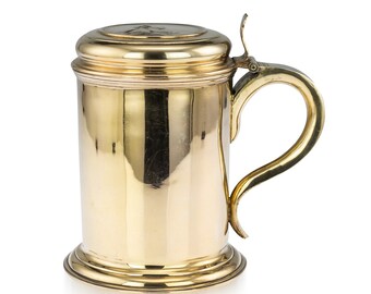 18thC Russian Exceptional Silver-Gilt Tankard, Moscow c.1766
