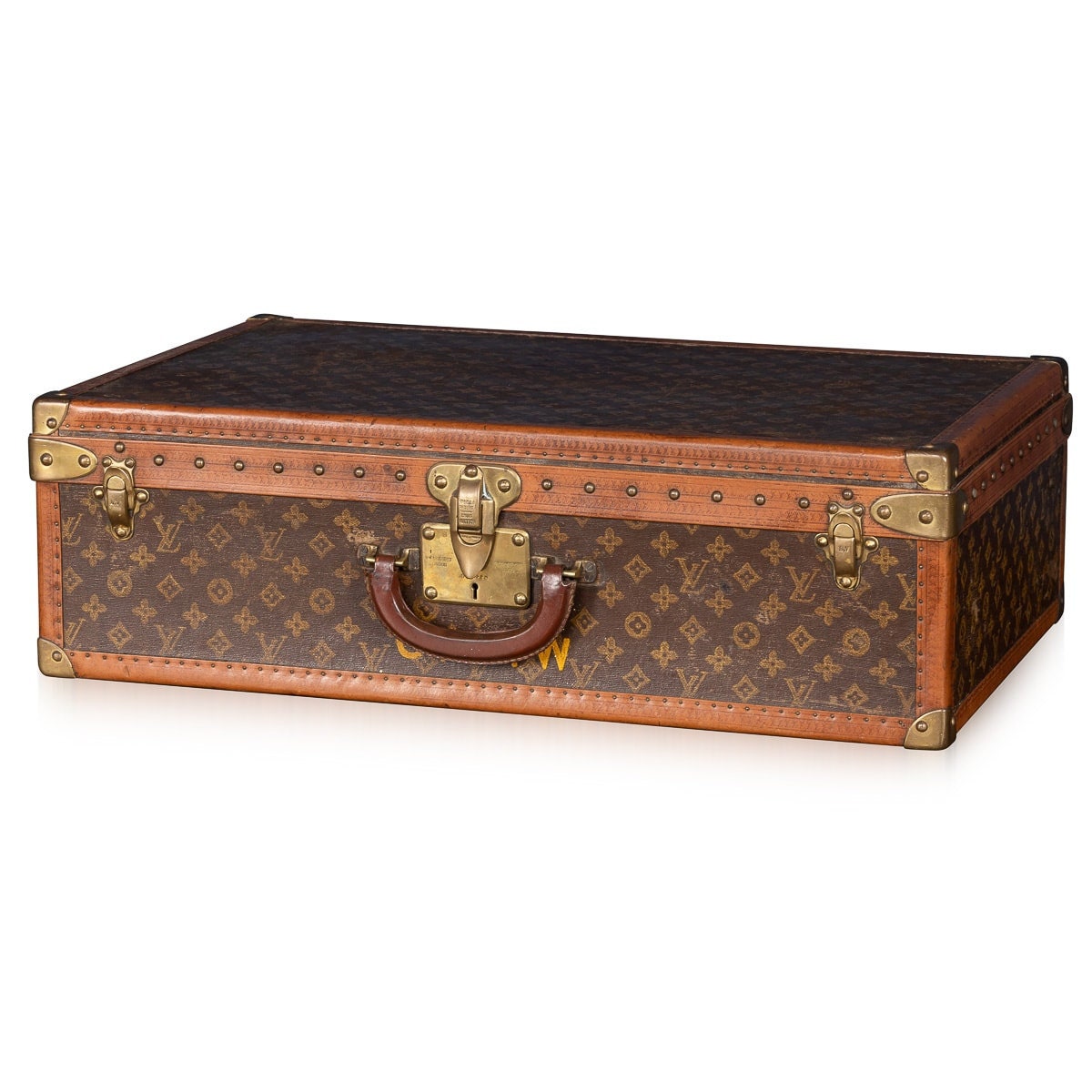 Louis Vuitton Trunk. Monogram. Malle Courrier 100. KOS home  Louis vuitton  trunk, Louis vuitton suitcase, Trunk furniture