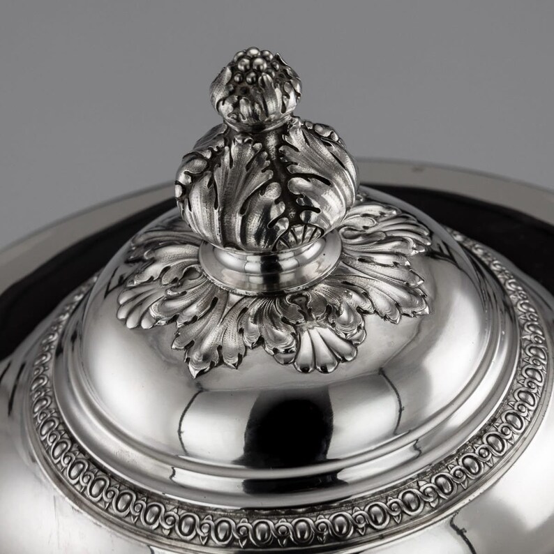 19thC French Solid Silver Large Dinner Service, Mon Odiot, Paris c.1890 image 6