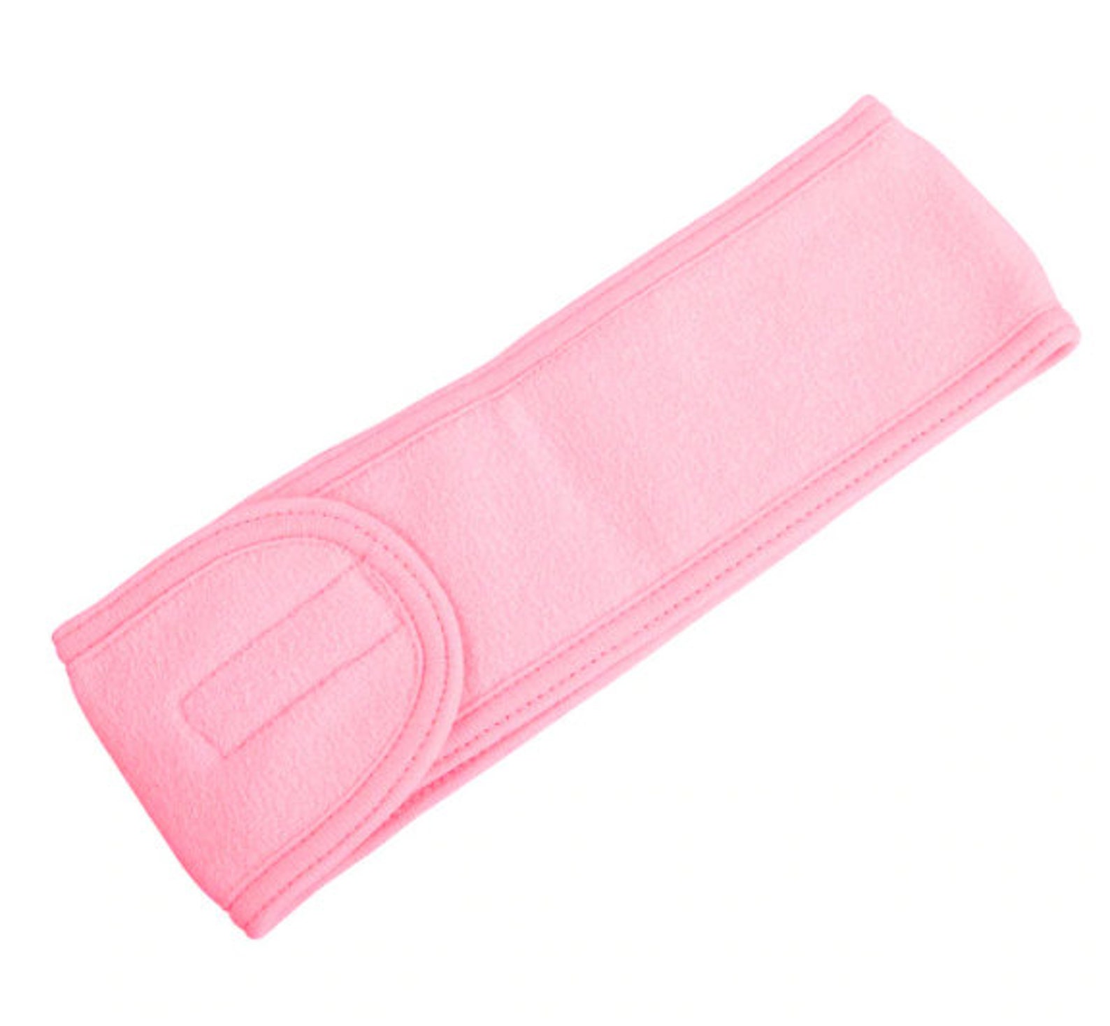 Pink Adjustable Skincare Headband Spa Bath Elastic Hair Band Etsy