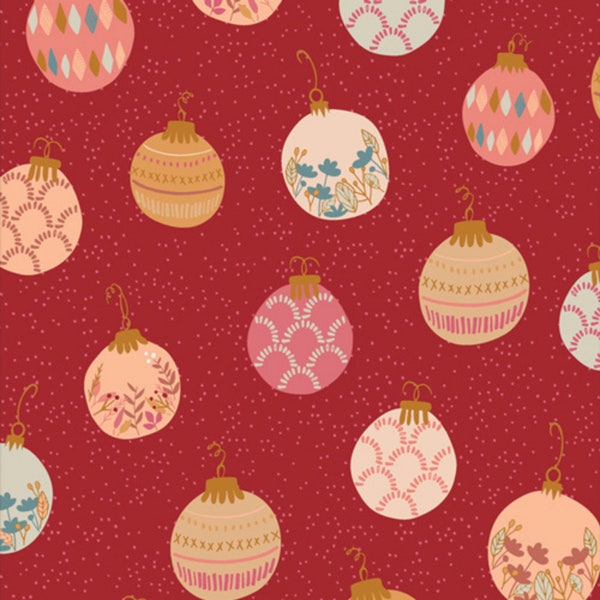 Deck the Halls from the Cozy & Magical Collection |  by Maureen Cracknell  for Art Gallery Fabrics | CMA-25122 | Fabric Christmas