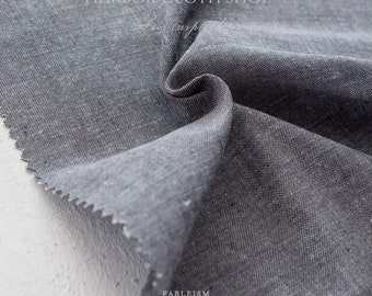 Everyday Chambray Collection⎮ Color: Obsidian | by Fableism⎮52 Cotton/48 Bamboo | Soft and Buttery!