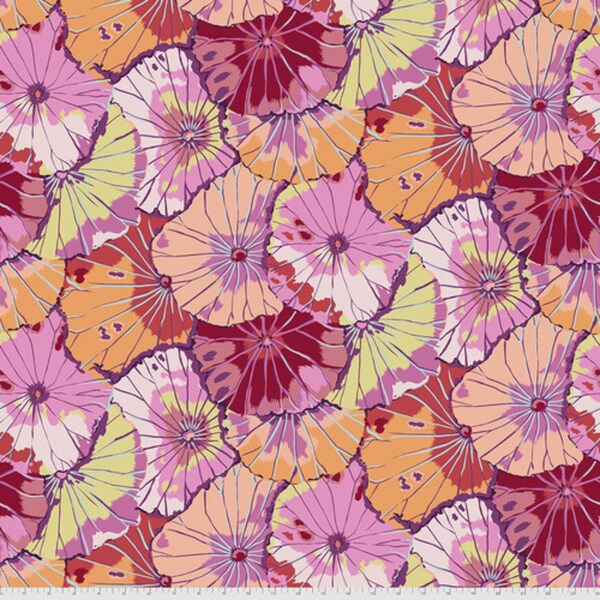 Lotus Leaf in Red  | Kaffe Fassett for Kaffe Classics | Free Spirit Fabric | GP29.REDD