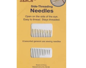 Sench Side Threading Needles | Spiral Eye Needle # SEN-00221