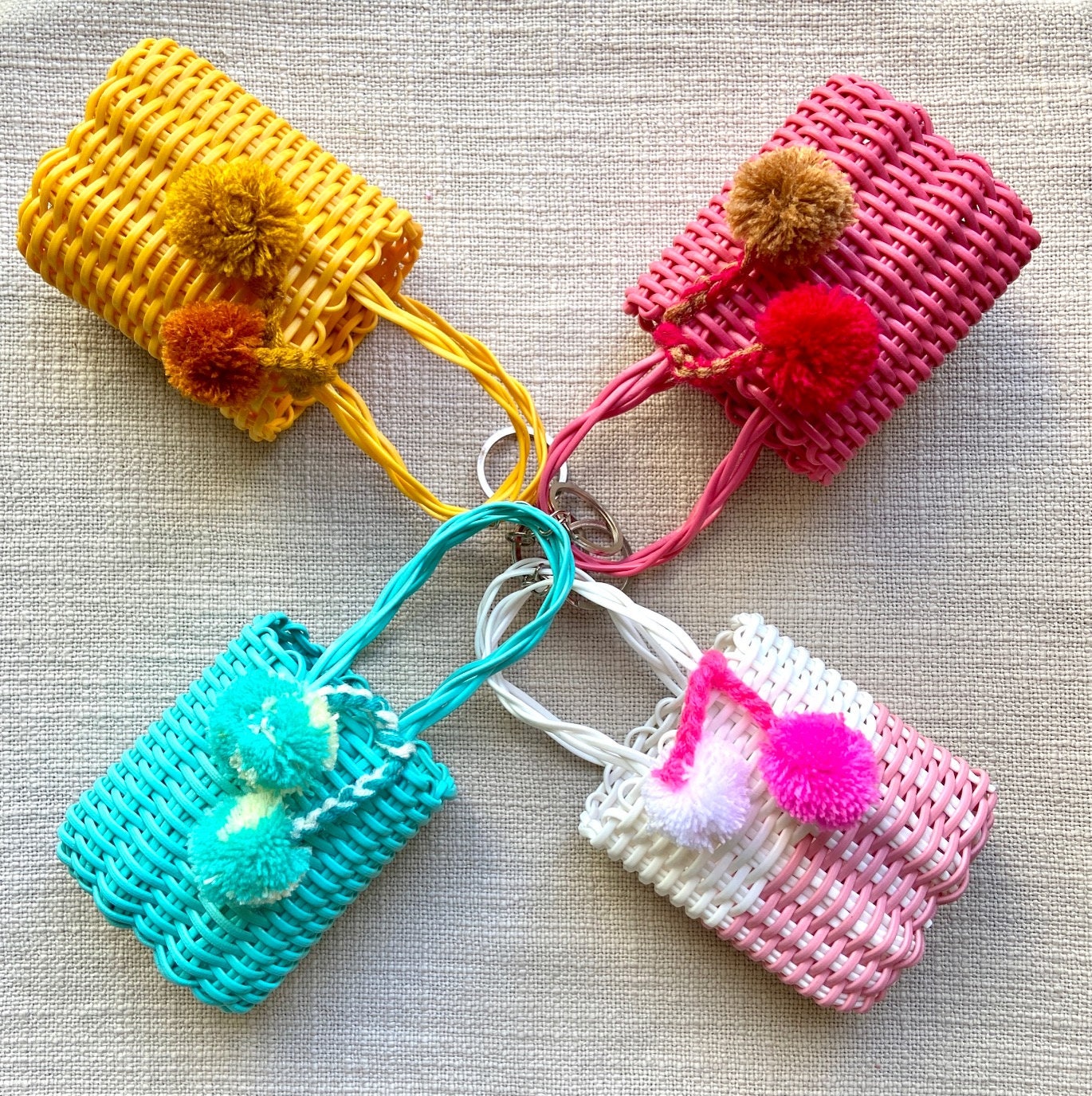 The Micro Bag Keychain keychain unique keychain mini tote | Etsy