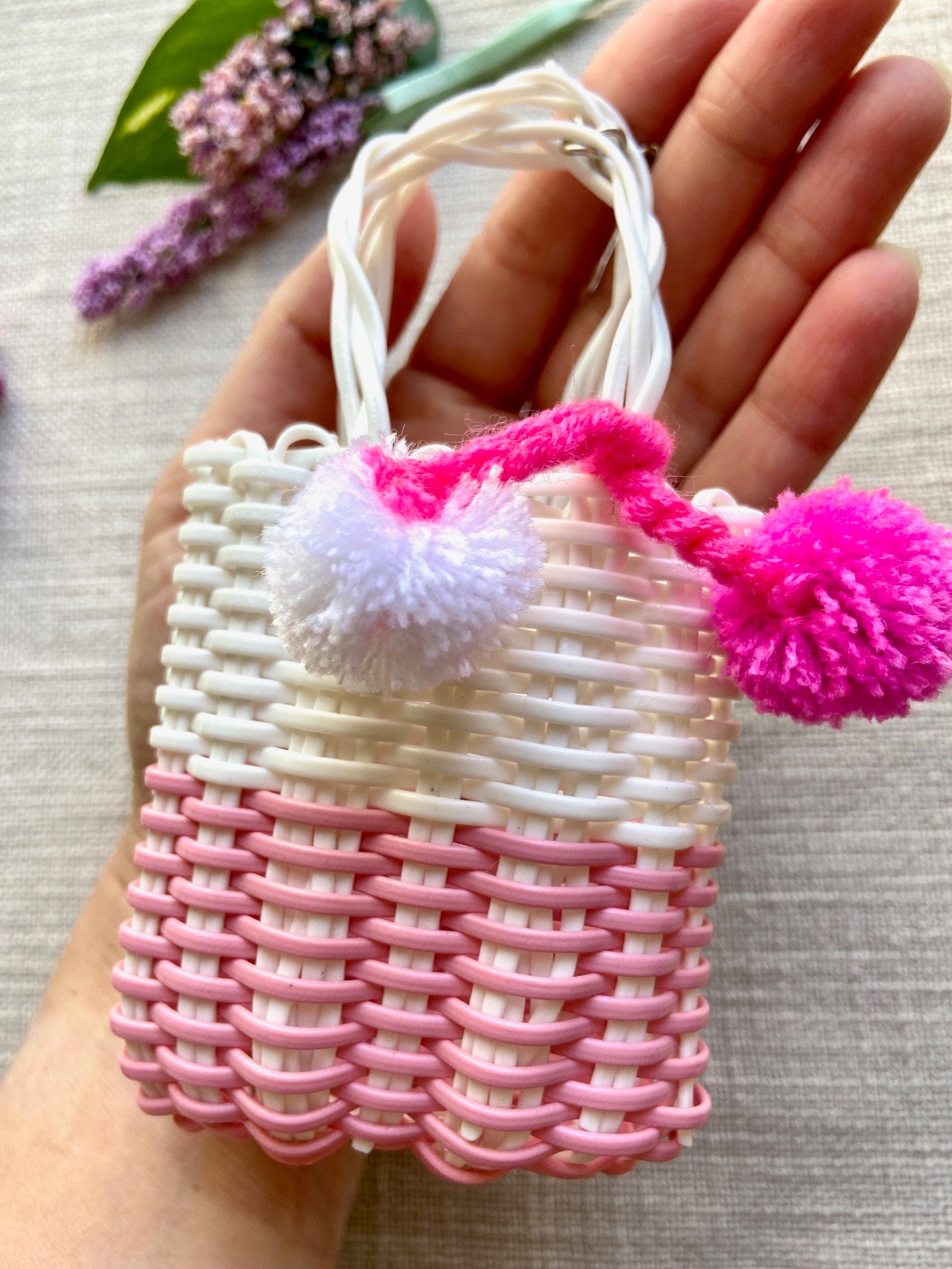 The Micro Bag Keychain keychain unique keychain mini tote Etsy