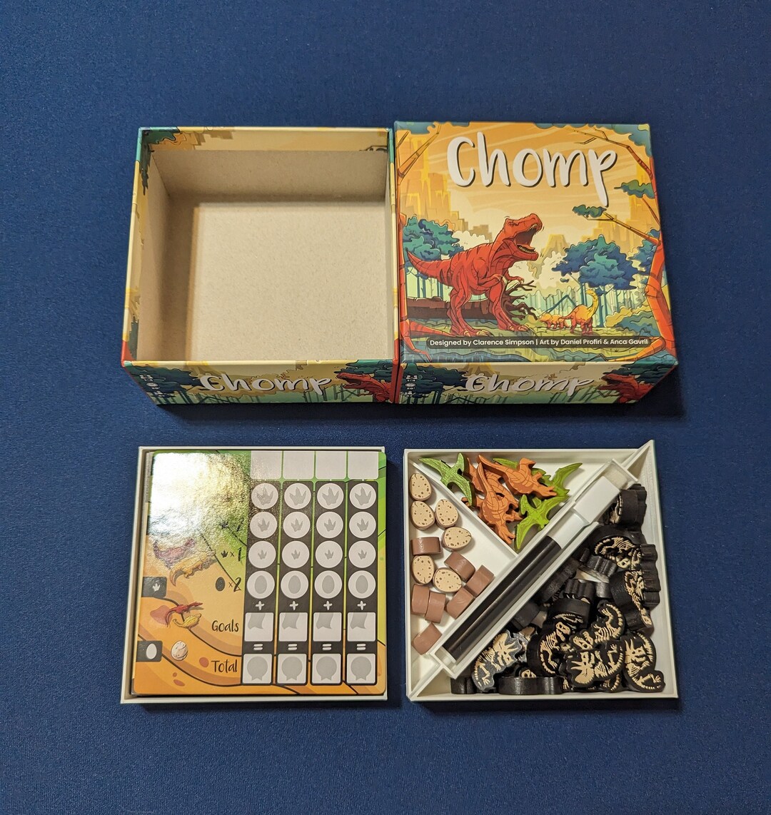 Chomp Board Game Insert/organizer - Etsy