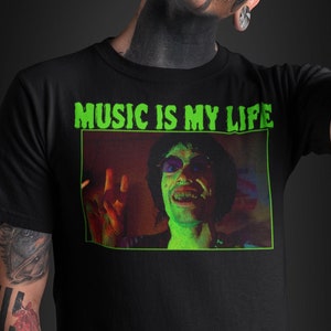 Chop Top Music Is My Life T-Shirt, Cult Classic, Horror Movie, Texas Chainsaw Massacre, Leather face Brother, Ed Gein, Psycho Family