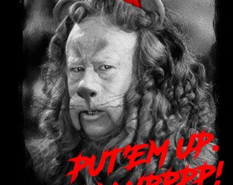 wallpapers Cowardly Lion Quotes Put 'Em Up cowardly lion shirt etsy