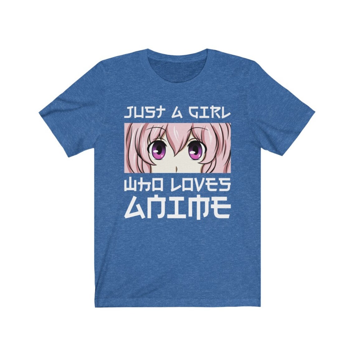 Just A Girl Who Loves Anime T-Shirt Gift For Anime Lovers | Etsy