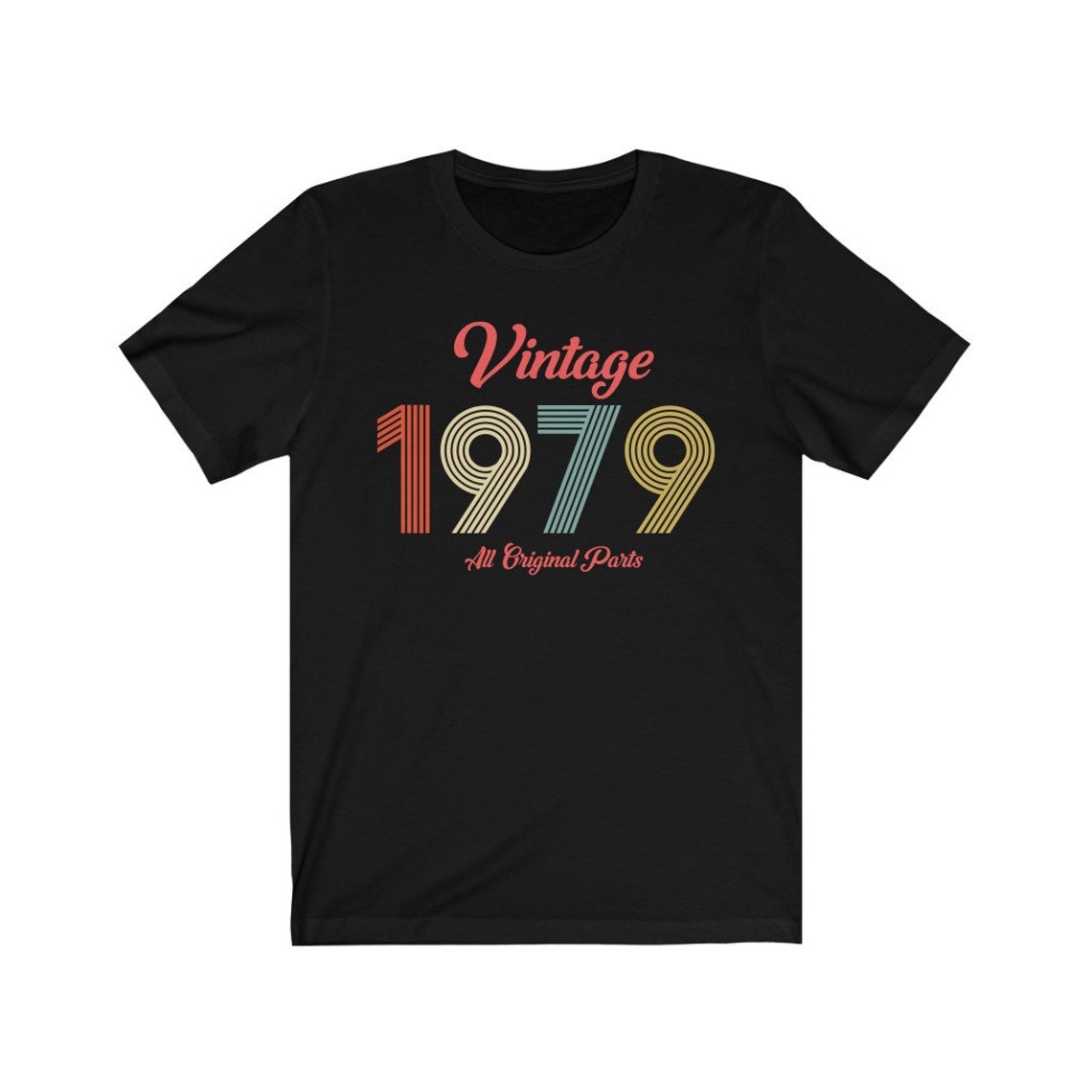 Vintage 1979 All Original Parts Vintage T-Shirt 1979 Birthday | Etsy
