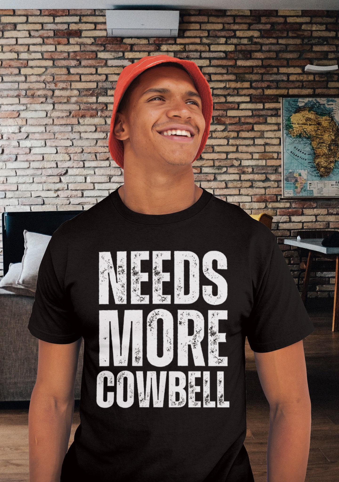 Needs More Cowbell Tshirt Cowbell Meme Gift Funny Drummer Etsy