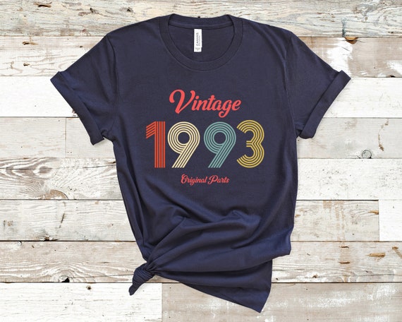 Legendary Since 1993 Classic 1993 Gift 1993 Party Gift Born in 1993 Vintage 1993 Original Parts Vintage T-Shirt 1993 Birthday Shirt
