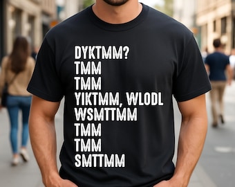 Unisex "Do You Know The Muffin Man DYKTMM" T-Shirt: Pop Culture Humor