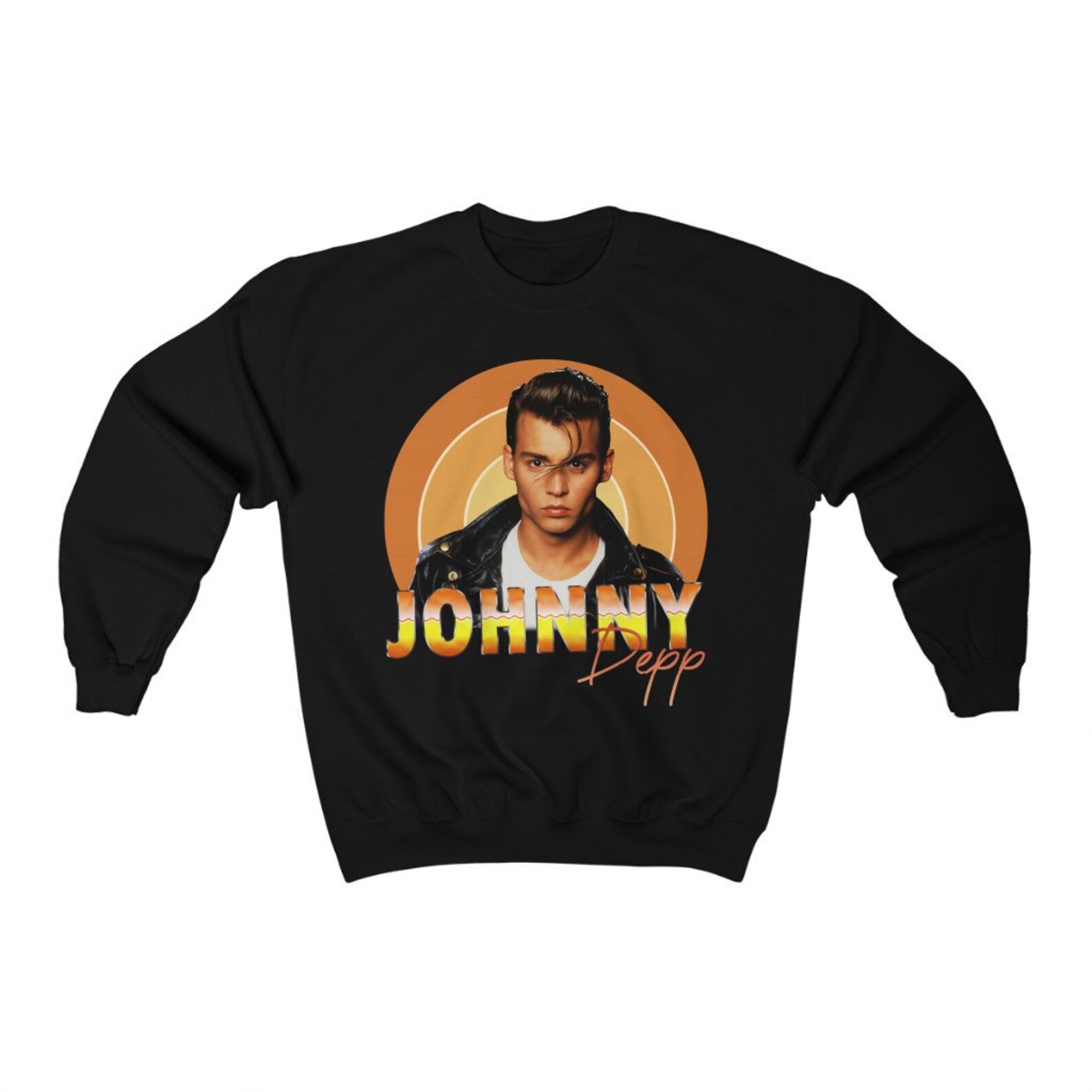 Johnny Depp Sweatshirt Adult Pop Culture Graphic 80's | Etsy