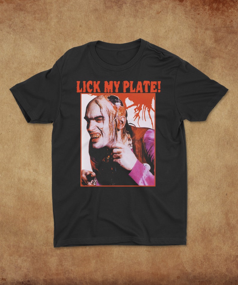 Chop Top Lick My Plate TShirt Cult Classic Horror Movie Etsy