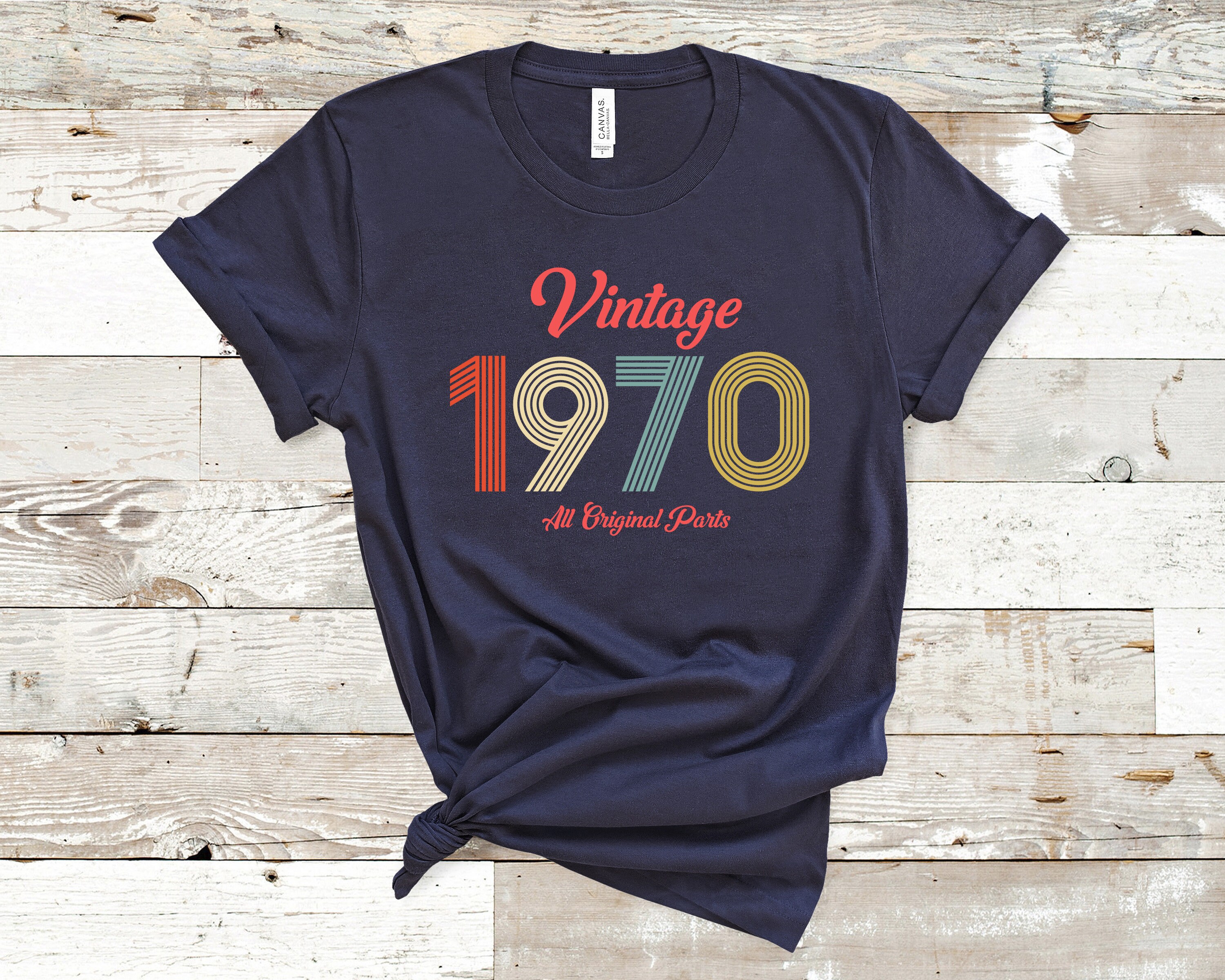 Parts Vintage T-shirt 1970 Birthday 