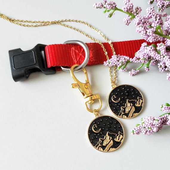 Matching dog necklace online