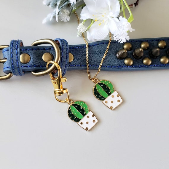 Necklace Dog And Owner Matching Accessories Cactus Matching Dog