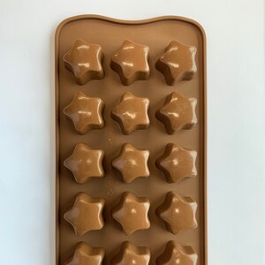 Chocolate Molds Gummy Molds Silicone - Candy Mold and Silicone Ice Cube Tray Nonstick Including Hearts Stars Shells