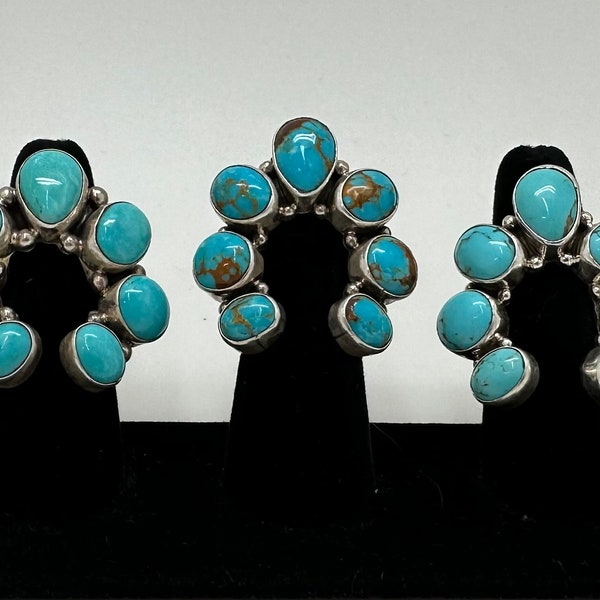 Kingman Turquoise Blue Naja Ring